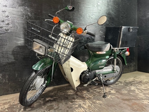 ★支払総額6.5万円★買取強化中！どんな車両も買取ります♪ ホンダ スーパーカブ50 4スト、インジェクション♪フロントカゴ、リアボックス付き♪通勤通学に！