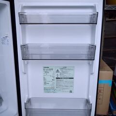 ★東芝/TOSHIBA★2ドアノンフロン冷凍冷蔵庫 153L セミマットブラック GR-U15BS 23年製