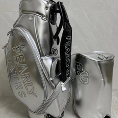 新品　パーリーゲイツ　プラチナ　シルバー　キャディバッグ