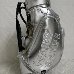 新品　パーリーゲイツ　プラチナ　シルバー　キャディバッグ