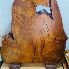 天然木 衝立 1枚板 無垢 高さ155センチ 中古