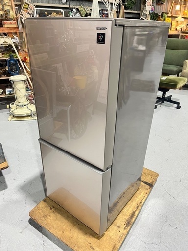 美品 中古☆SHARP 137L 冷蔵庫【SJ-D14C-W】 Yahoo!オークション 