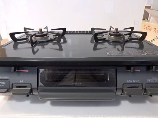 新札幌 動作品 Rinnai リンナイ ガスコンロ KG67BKR 都市ガステーブル /右強火 /LPガス 2023年製/No.2900