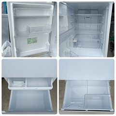 八4973【高年式★両開き★ホワイトインテリア】SHARP 2021年製 冷凍冷蔵庫　350L