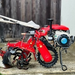 福岡 ヤンマー SK50 管理機 ダブルタイヤ ガソリン リコイル 最大3.5