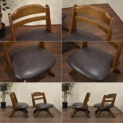 ≪zyt1693ジ≫ [2脚セット] 回転チェア ロータイプ/ミドルタイプ ① 平田椅子製作所製造？ リビングチェア/ダイニングチェア 中古家具/宮城県仙台市 61014-10