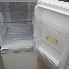 西岡店 冷蔵庫 137L 2016年製 2ドア シャープ SJ-GD14C-W ホワイト