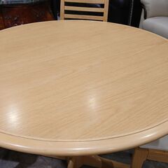 IDC大塚｜秋田木工｜T-5651｜N005｜円卓ダイニングセット5点セット①