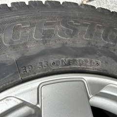 NV350 E25 キャラバン スタッドレスタイヤ＆アルミホイール4本セット バリ溝 ブリジストン ブリザック VL1 195/80R15 107/105L LT