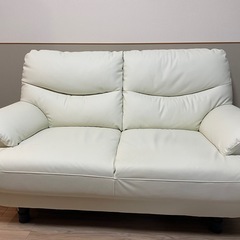 お譲り先決定】ニトリ 2人掛けソファー