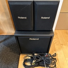 Roland ローランド 電子ドラム V-Drums TD-15KV、キューブモニタースピーカー CM-110 CUBE 2.1ch一式まとめ売り！