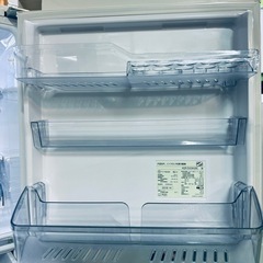 コンパクトなのに大容量の冷蔵庫（238L）