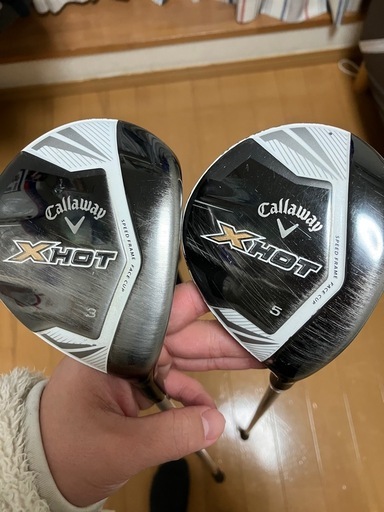 美品★キャロウェイ X HOT 3w 5w 2個セット ヘッド単品 キャロウェイ X HOT フェアウェイウッドの試打レビュー 口コミ・評価
