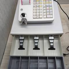 電子レジスター カシオ TE-400-WE W332×D362×H195mm 業務用 店舗用 Casio 美品 電子レジスター カシオ TE-400-WE W332×D362×H195mm 業務用 店舗用 Casio