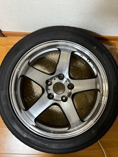 トヨタ 17インチ ホイール 5本スポーク TOYOTA トヨタ 純正 オプション 5スポーク ホイール 4本 7J-17 PCD114