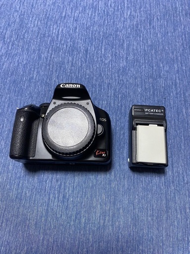 canon eos kiss x2 \nボディ(ジャンク品)と充電器、バッテリー