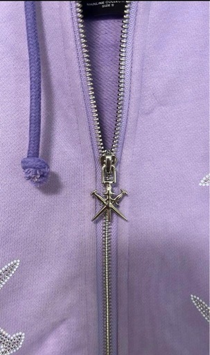 ゆーすけ　unknown　アンノウン　パーカー　セットアップ　パープル　L unknown セットアップ unknown セットアップ パーカー UNKNOWN