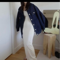 2023新作　AMERI × Lee OVERSIZE DENIM JACKET