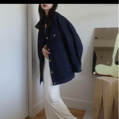 2023新作　AMERI × Lee OVERSIZE DENIM JACKET