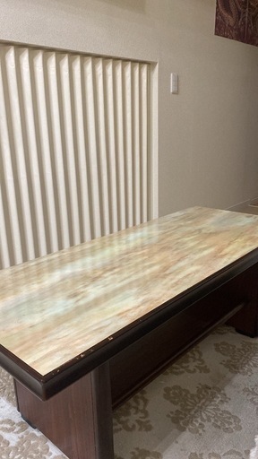 ローテーブル 値下げ可能 大型ガラステーブル ロングローテーブル最終