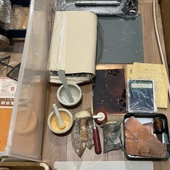 ★★レア 銅版画プレス機 セット ハガキサイズ 卓上★★