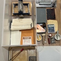 ★★レア 銅版画プレス機 セット ハガキサイズ 卓上★★