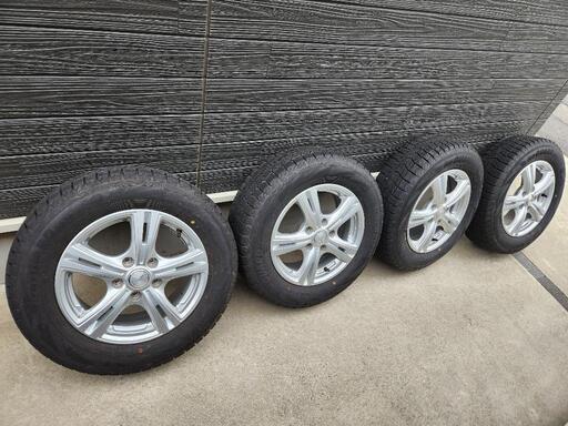 スタッドレスタイヤ 195/65R15 バリ山ホイール付き！ヨコハマアイス 