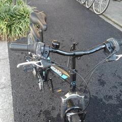全品１０００円引きセール！11/17まで！中古自転車３３２４　　マウンテンバイク　Wサスペンション　２６インチ　３×６段ギヤ　　折り畳機能付き　ワイヤー錠　ライトは付属していません