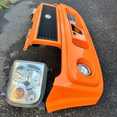 ラパン　he21s フロントバンパー　ライトセット 