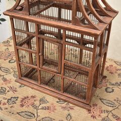ヤ取】≪yt1656ジ≫ 古道具 鳥かご バードケージ 現状品 アンティーク