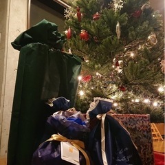 特大　クリスマスツリー　本物のモミの木みたい　高さ2,4m オーナメント大量