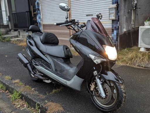 取引終了マジェスティ125FIインジェクションモデル！バーハン！柏市より