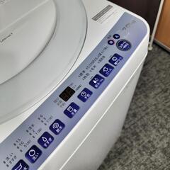 🙇‍♂️h061104売約済み❌7320‼️配送設置は無料🙌‼️最新2023年製✨穴なし洗濯槽でカビブロック✨SHARP 7kg 洗濯機