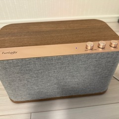 funlogy 新型スピーカー 木目調