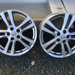 交渉中】ホイール4本 18X7 1/2J 55 エルグランド
