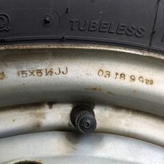 スタッドレスタイヤ 15インチ パジェロミニ ホイール付