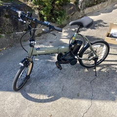 ☆中古パナソニック Panasonic BE-ELMA03AF [電動アシスト自転車 