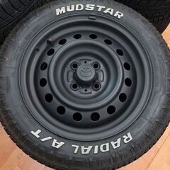 ◆トヨタ プロボックス他小型車◆MUDSTAR RADIAL A/T 175/65R15 鉄チンホイールセット