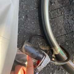 自転車CYLVA・空気入れ・自転車カバー・チェーン・ライト付き