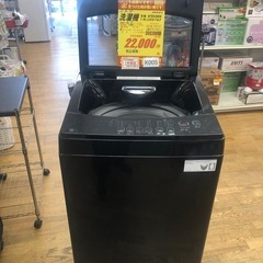 K005★2023年製★ニトリ製6.0㌔洗濯機★人気のブラックカラー★1年間保証付き★近隣配送・設置可