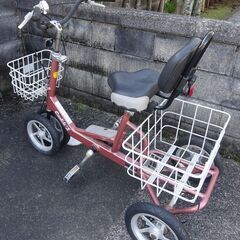 C331☆限定特価☆ 中古自転車 【14インチ 四輪車 クークルM 赤】