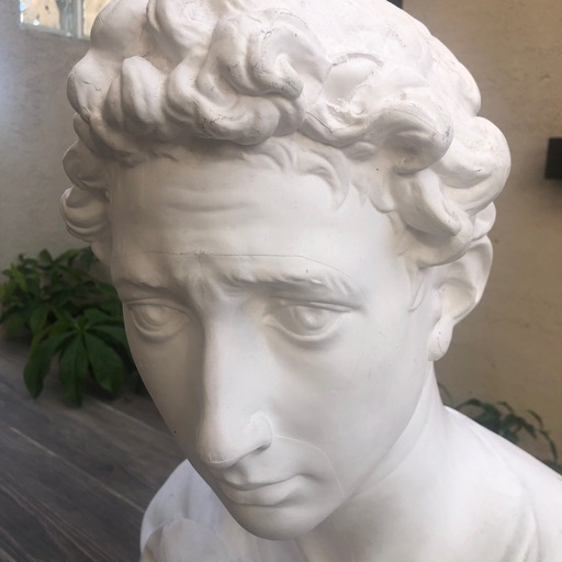 石膏像 聖ジョルジョ 石膏像 S－211 聖ジョルジョ首像 H