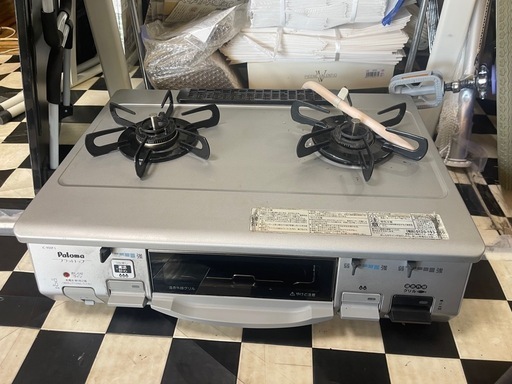 【リサイクルサービス八光】2013年製　パロマ　ガステーブル　IC-900F-L　左強火