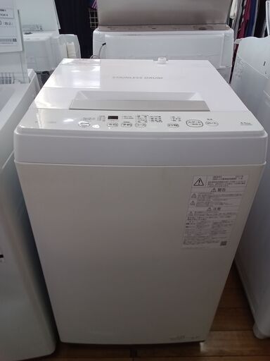 294> 値下げ！ TOSHIBA 洗濯機 AW-45M9 2022年製 4.5kg