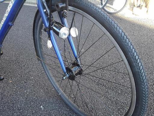 中古自転車3325 前後タイヤ新品！ ブリヂストンTB1 TB48 27