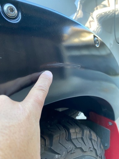 デリカD5用 ジァオス オーバーフェンダー 三菱デリカD5 CV5W初期型