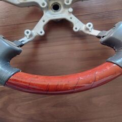 ランドクルーザー　ウッドコンビステアリングハンドル