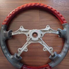 ランドクルーザー　ウッドコンビステアリングハンドル