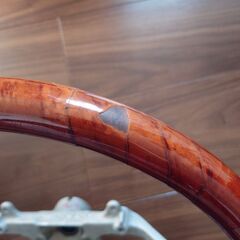 ランドクルーザー　ウッドコンビステアリングハンドル