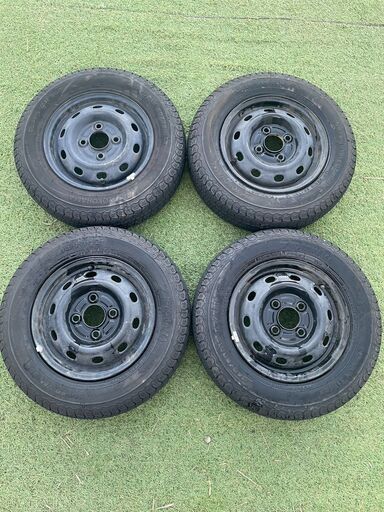 鉄チンスチールホイール4本セット （激安 中古 4本セット】 三菱